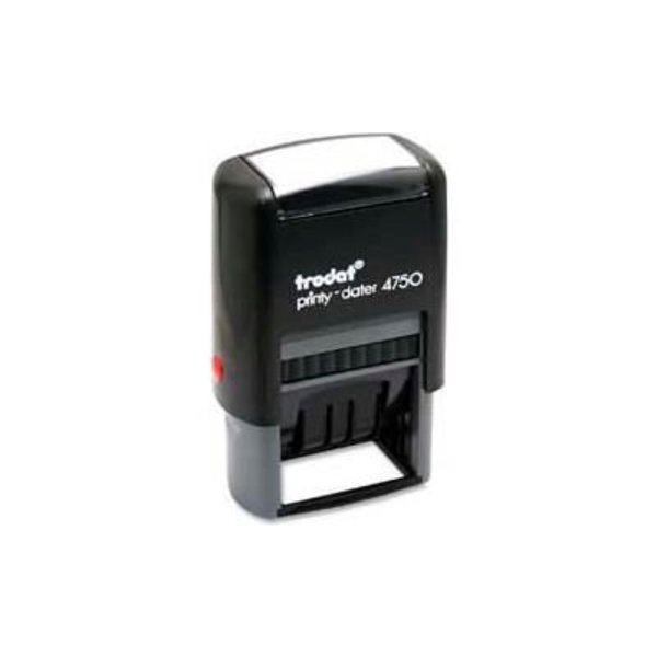 U.S. Stamp & Sign U.S. Stamp & Sign Trodat® Self-inking Message/Date Stamp, RECEIVED, 1" x 1-5/8", Blue/Red E4752